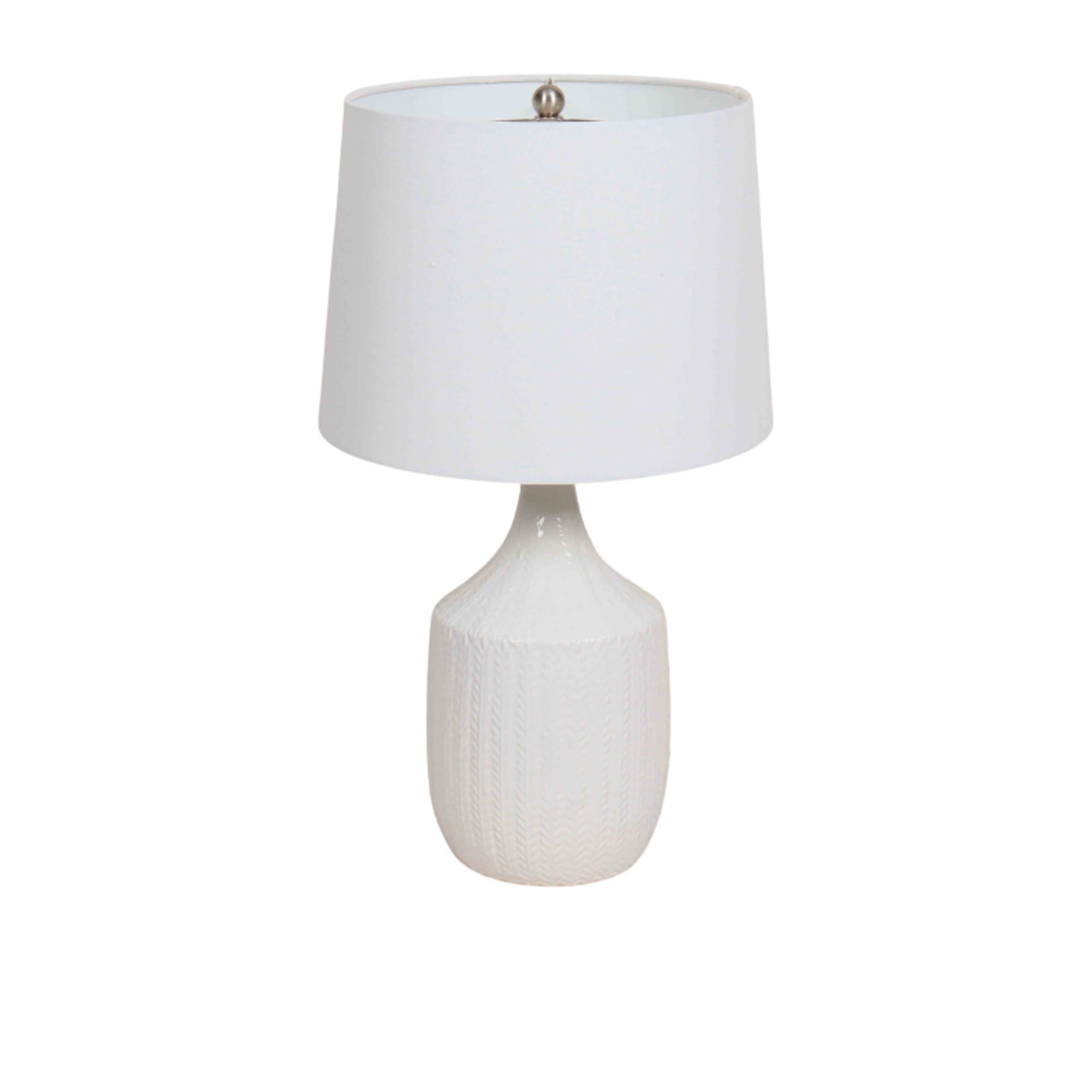 Ceramic Urn Table Lamp White Kitchen Warehouse™